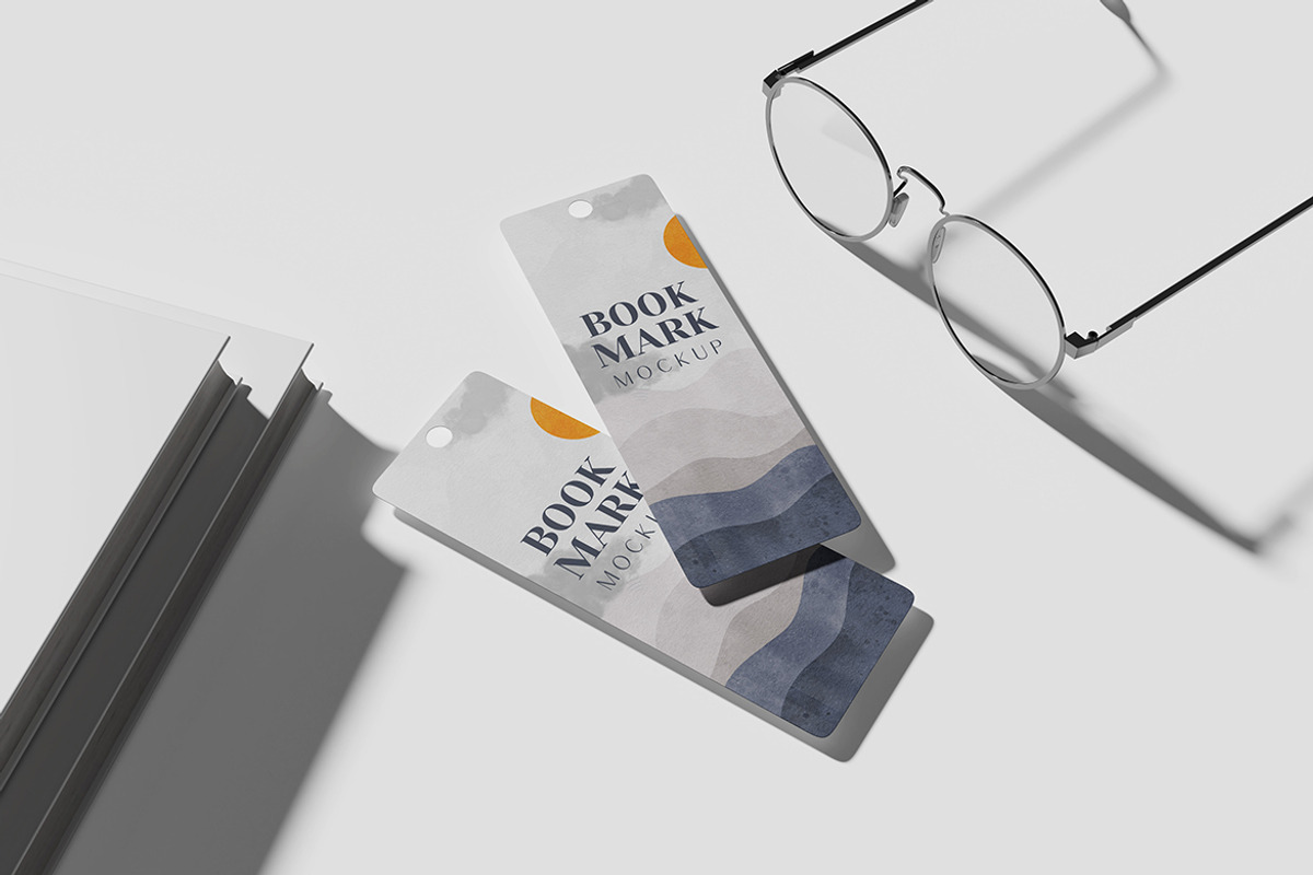 Bookmark Mockup, a Product Mockup by MrLetters (Photo 2 of 5)