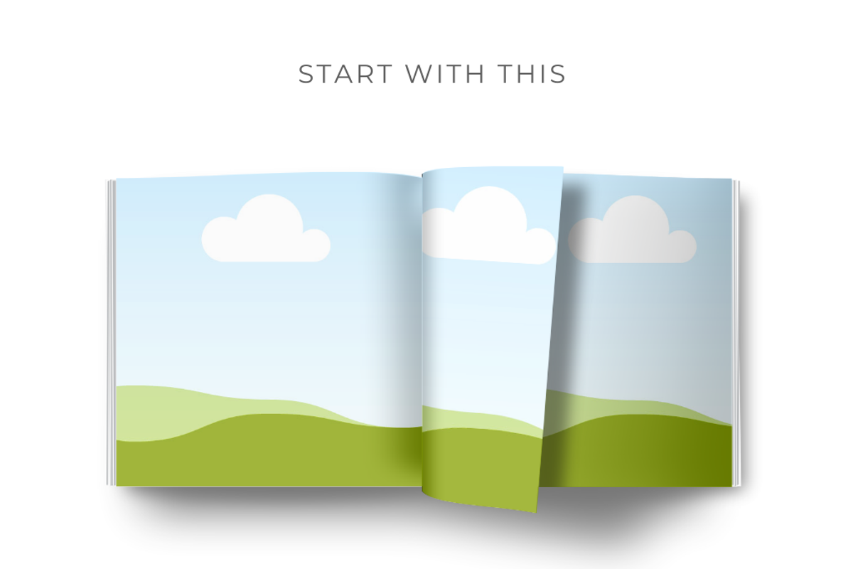 Square Magazine Mockup for Canva