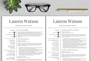 Resume Template Teacher CV