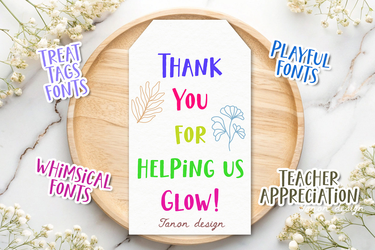 Tis de Party Whimsical Playful fonts, a Handwritten Font by Tanondesign (Photo 3 of 7)