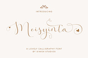 Meisyinta - A Romantic Font, a Script Font by Siwox Studios (Thumbnail 1 of 6)