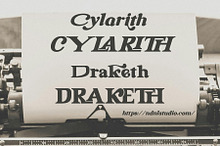Cylarith Draketh – Serif Font