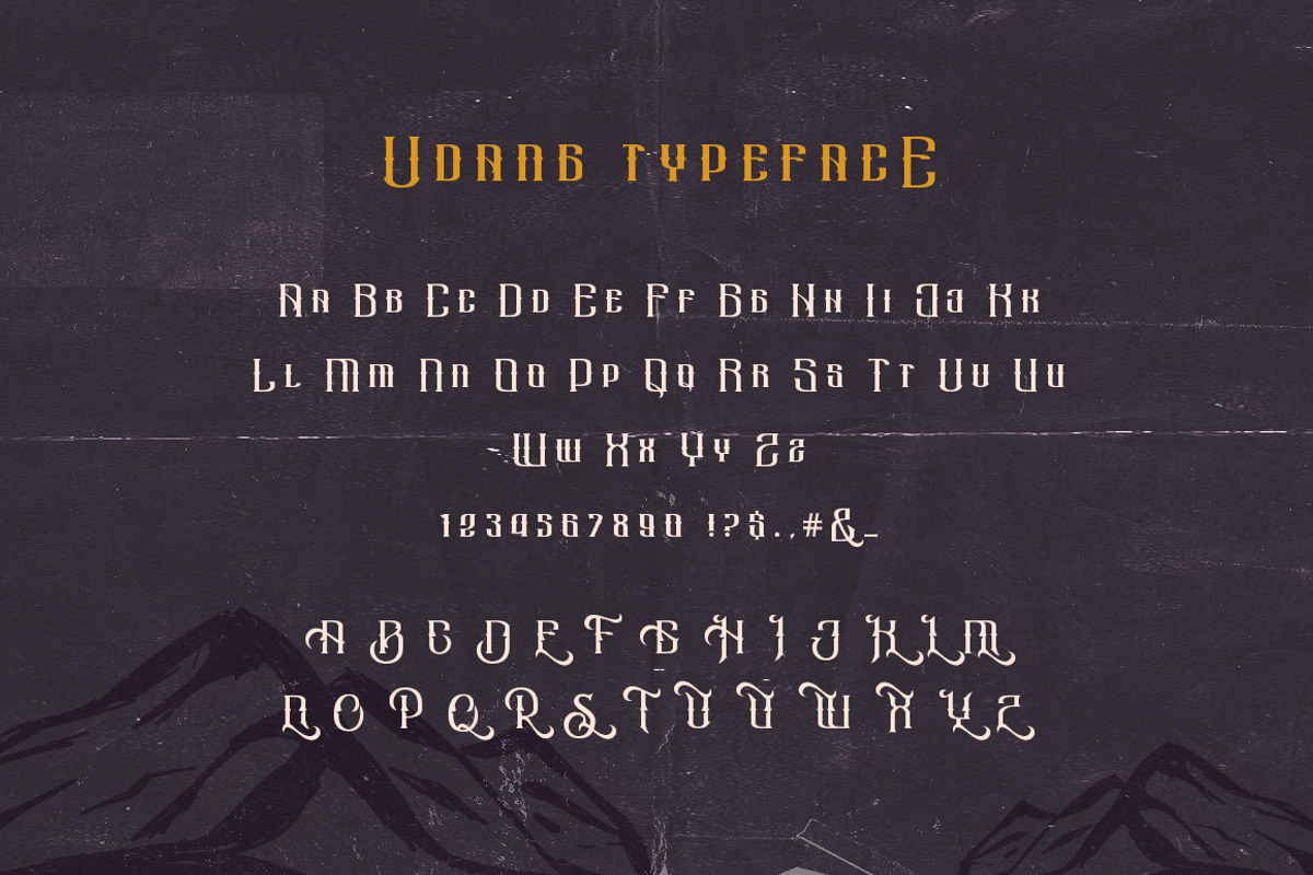 Udang Typeface preview 4