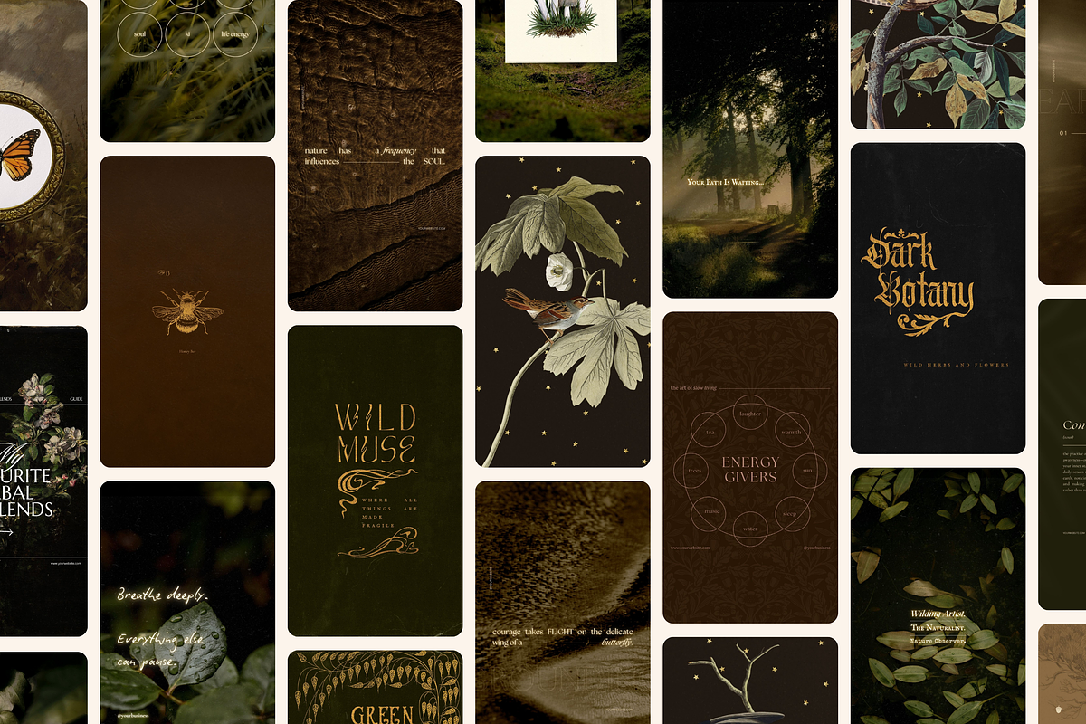 The Naturalist Social Media Bundle, a Social Media Template by The Flossy Finch (Photo 15 of 22)
