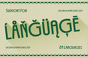 Deconeu Modern Art Deco Typeface, a Sans Serif Font by Aiyari (Thumbnail 6 of 10)