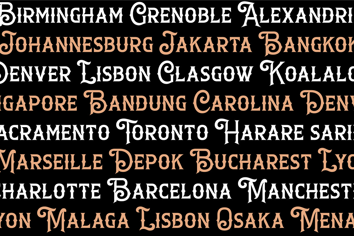 Trevoire Joaquin - Vintage Font, a Serif Font by Grezline Studio (Photo 6 of 8)