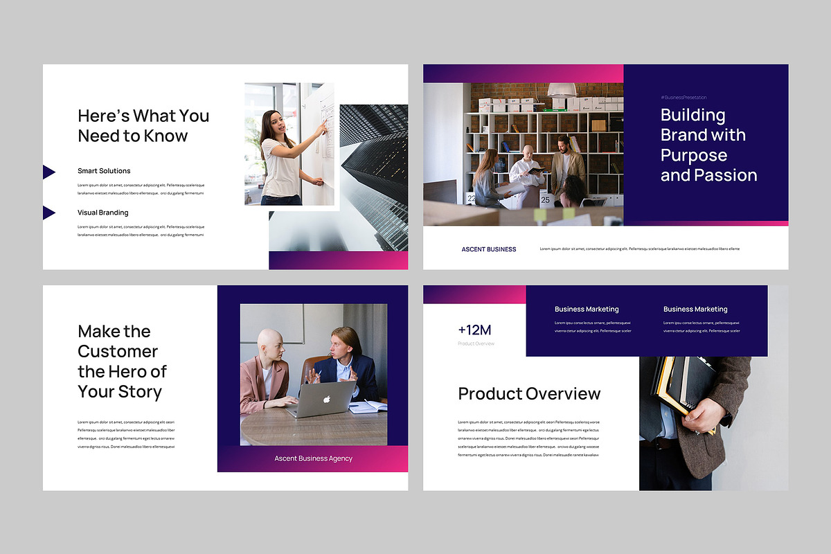 ASCENT - Powerpoint Template, a Presentation Template by rgbryand