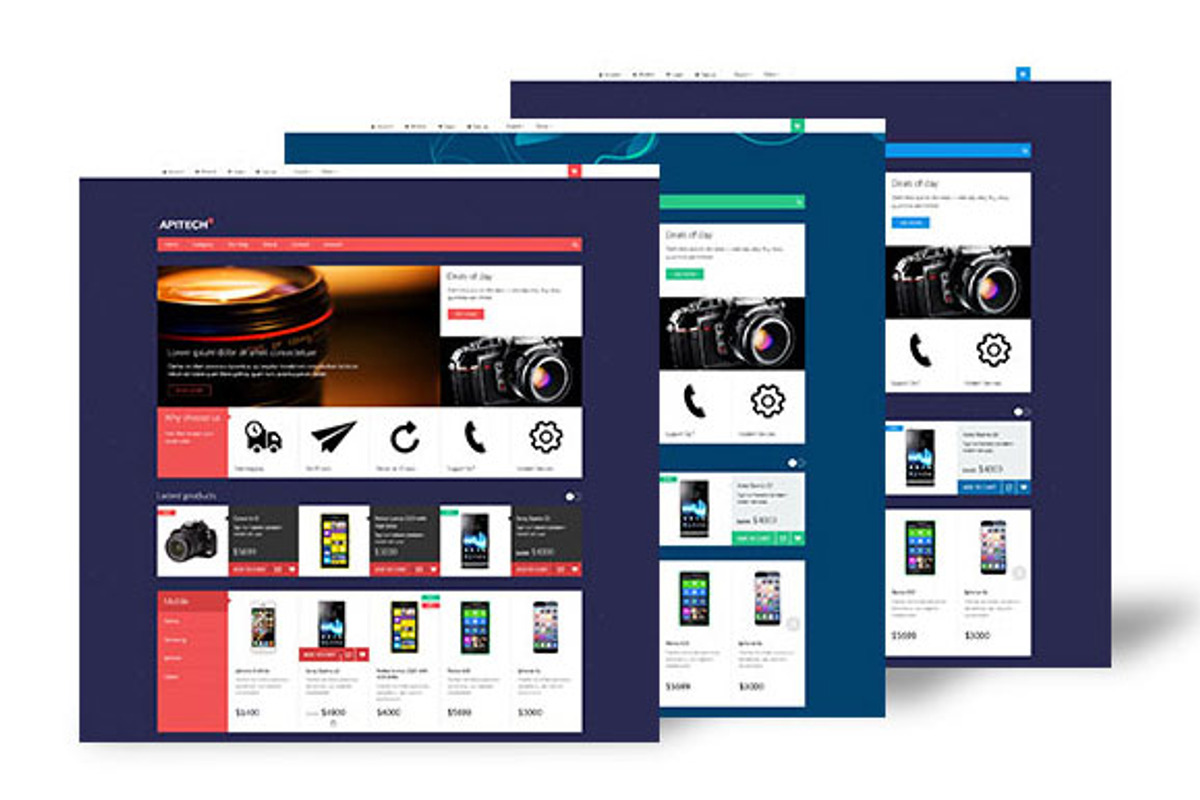 Ap Apitech Prestashop Theme, a Websites & App Template by apollotheme (Photo 2 of 8)