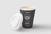 Coffe Paper Cups Mock-up 4, a Cups & Container Mockup by Nevada63 (Thumbnail 1 of 4)