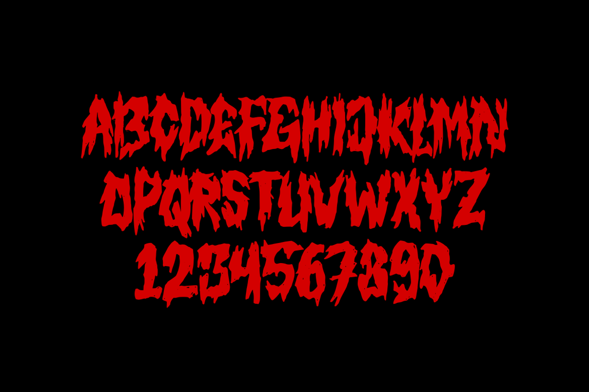 KEDALON - Horror Font, a Symbol Font by GFRcreative (Photo 2 of 4)