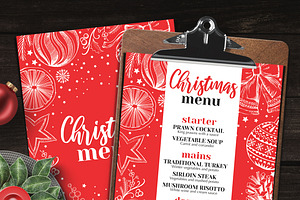 Christmas Festive Menu