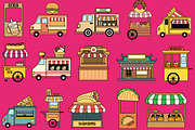Street Food Illustration Pack, an Illustration by baii09 (Thumbnail 2 of 2)