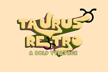 Taurus Retro Typeface