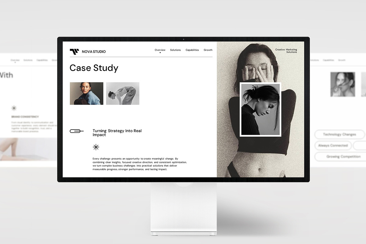 Marketing Growth Presentation, a Presentation Template by evgenystudio (Photo 2 of 5)