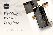 Modern Wedding Website Template, a Landing Page Template by batang (Thumbnail 1 of 5)