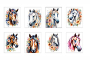 Horse with Flowers, an Animal Illustration by Michiru13 (Thumbnail 2 of 3)