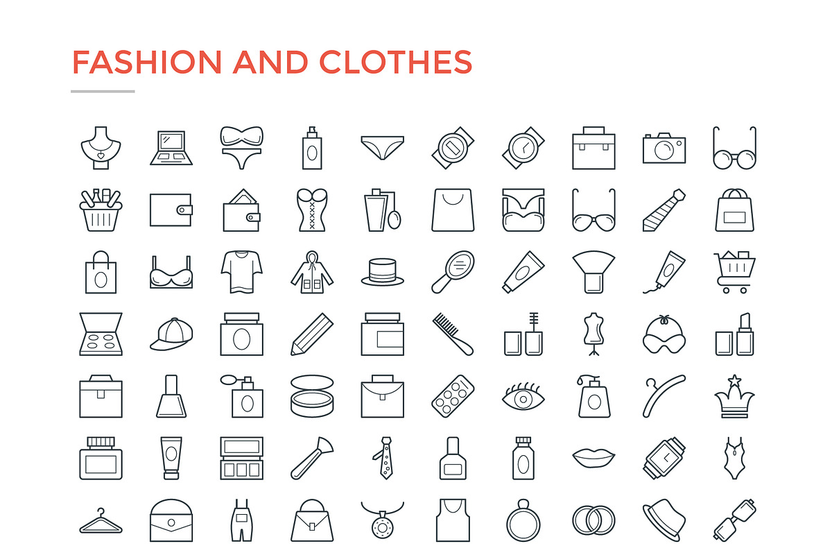 4800 Line Icons Pack, an Outline Icon by Vectors Market (Photo 7 of 13)