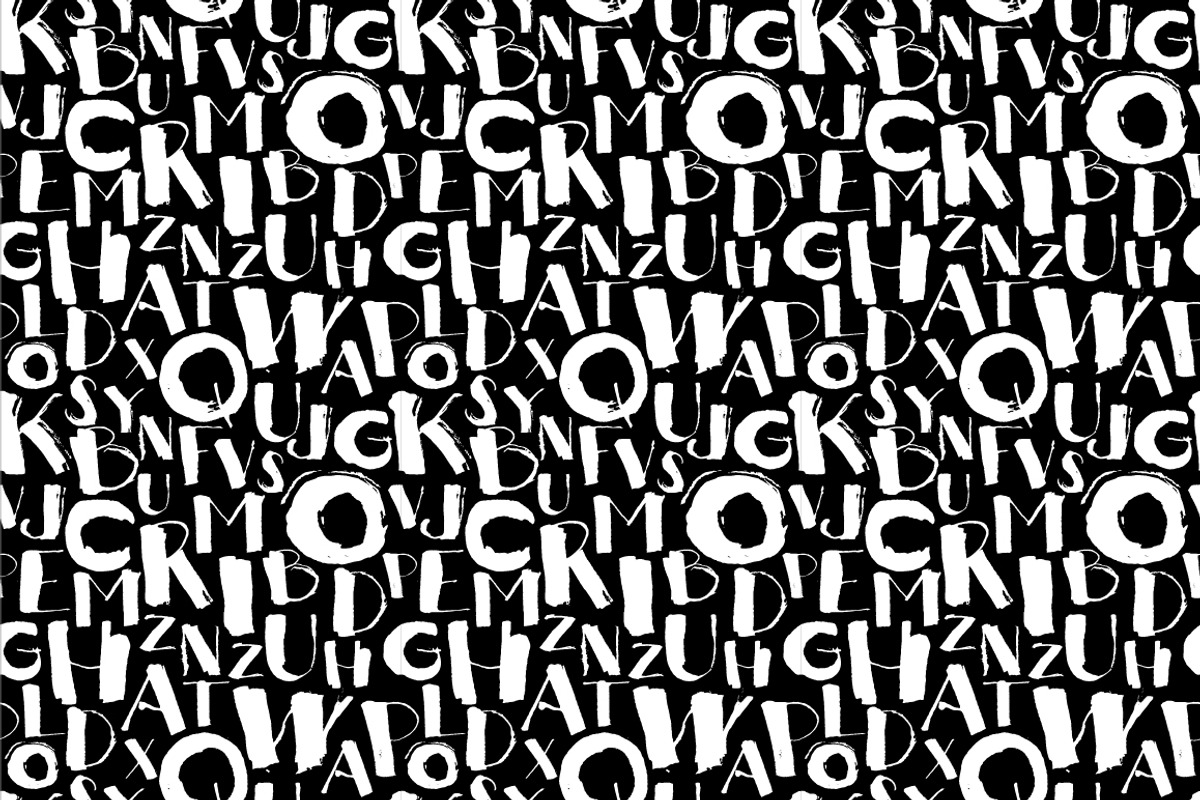 Thick Pen Font preview 7