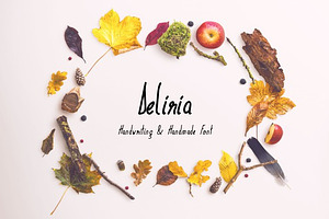 Deliria Handwriting Font