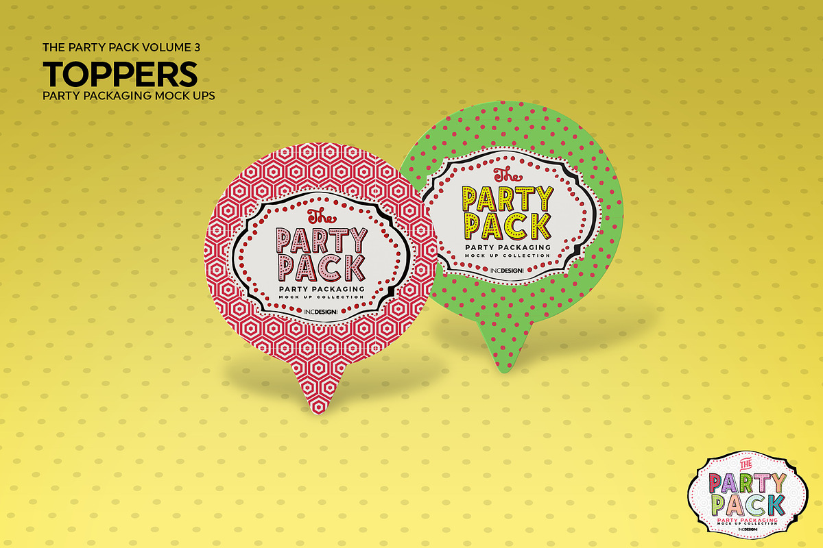Vol.3 Party Packaging MockUps, a Packaging Mockup by INCDesign (Photo 12 of 18)