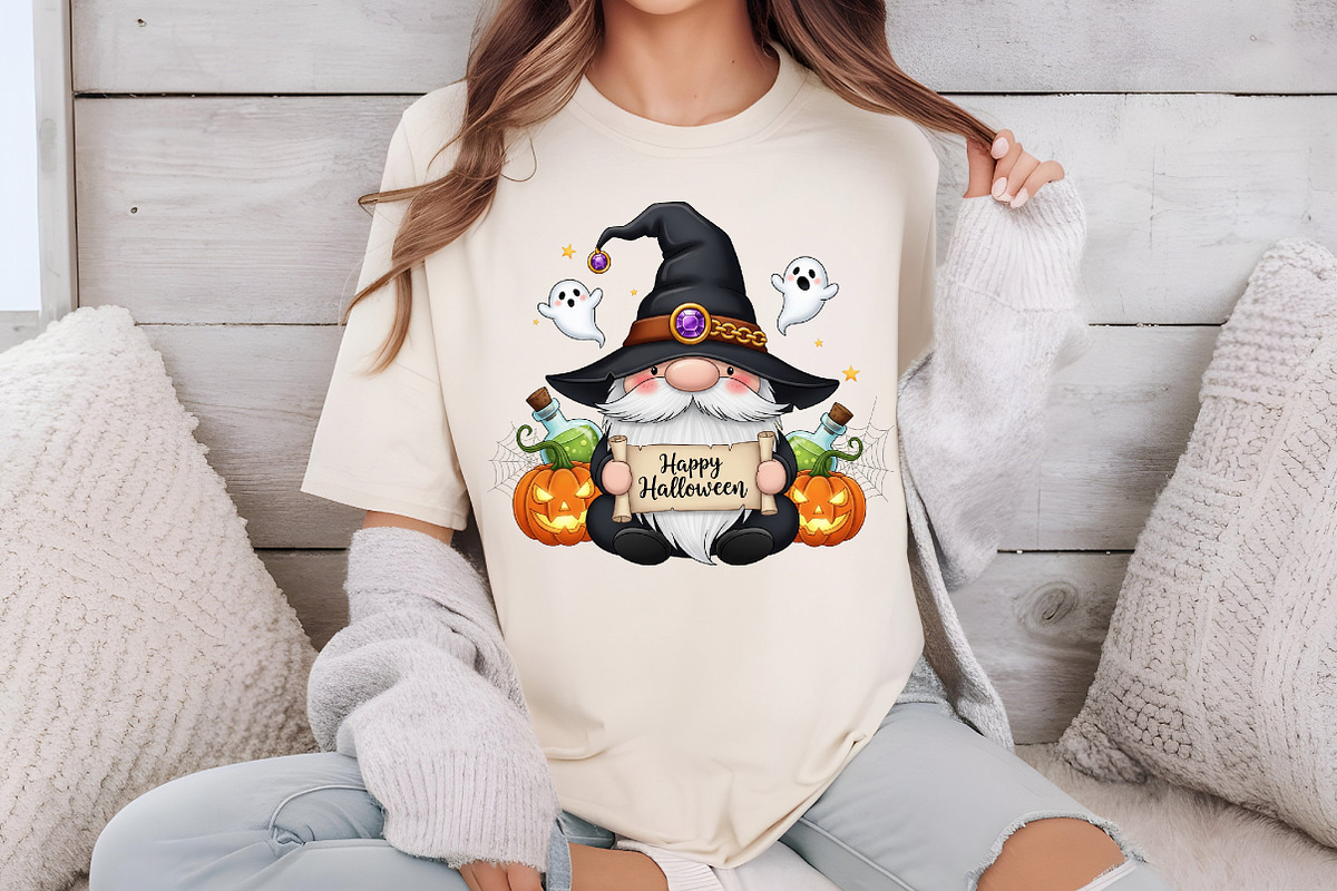 Happy Halloween Gnome Png, an Illustration by DreamCafeArt (Photo 6 of 6)