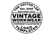 Vintage Workwear Logo Templates, a Branding & Logo Template by TheVectorLab (Thumbnail 6 of 11)
