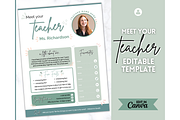 Meet the Teacher Template - Canva, a Templates & Theme by Templatables (Thumbnail 1 of 9)