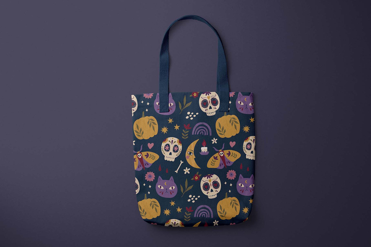 Mystical Halloween Vector Pattern, a Pattern Graphic by Irina Ostapenko (Photo 3 of 4)