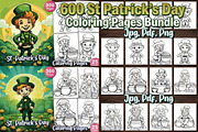 600 St.Patrick’s Day Bundle Book, a Seasonal Illustration by Design Station (Thumbnail 1 of 3)