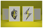 Thunder and Heart Postcard 02, a Flyer Template by Isbela  (Thumbnail 4 of 5)