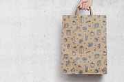 Organic food banner, pattern, a Food Illustration by Good Studio (Thumbnail 8 of 10)
