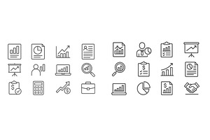 Business analytics tools and icons, a Business Photo by ZinetroN