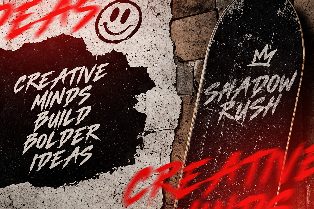 AMAZING RANGER – Brush Display Font, a Blackletter Font by Brainwave (Photo 6 of 8)