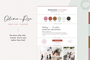 Olivia-Rose Facebook Page Templates, a Social Media Template by The Canva Template Shop (Thumbnail 5 of 5)