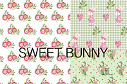 Sweet bunny, a Pattern Graphic by patriziamoscone (Thumbnail 4 of 6)