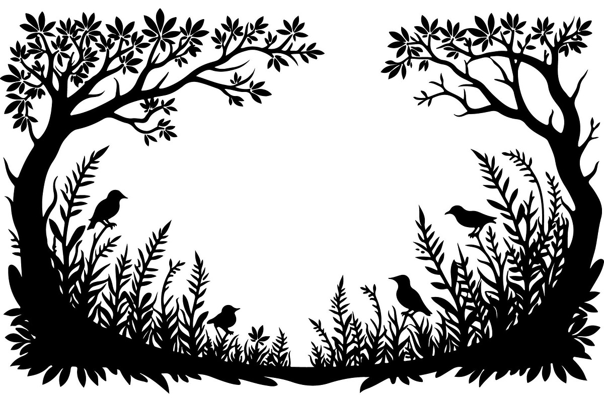 Nature Frame SVG Bundle Collection, an Object Graphic by Creativeshirt (Photo 10 of 10)