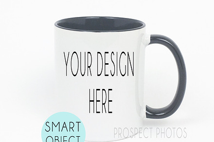 Black & White Mug Mockup