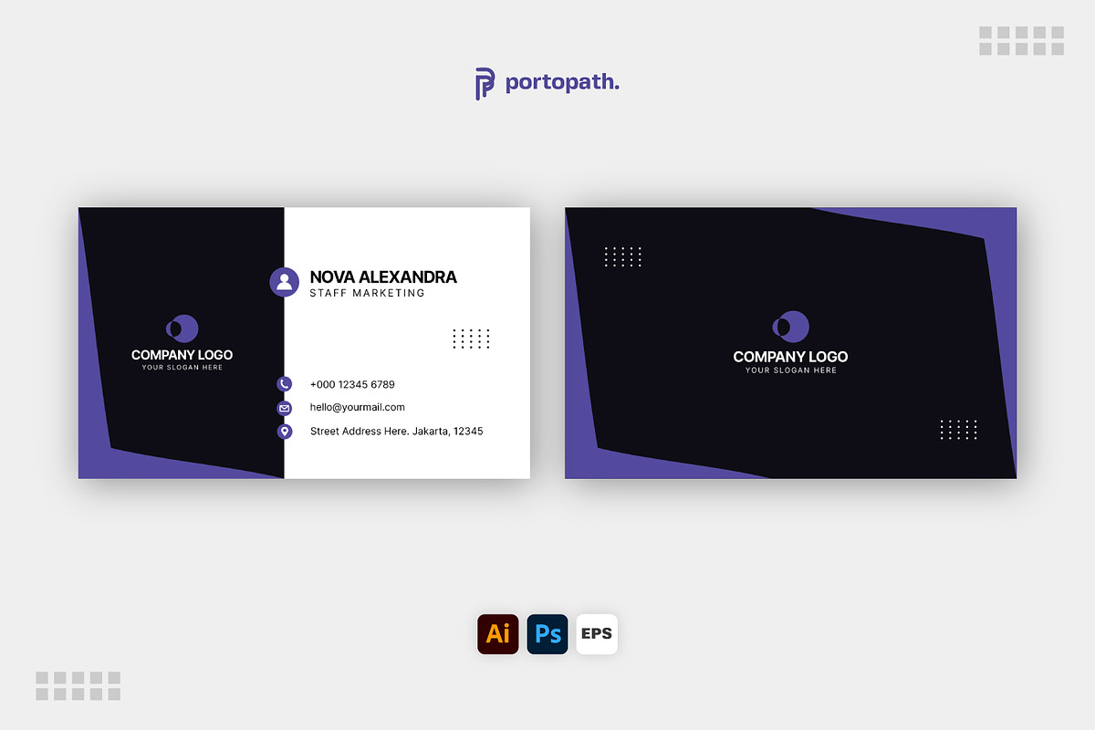 Business Card Template, a Business Card Template by Portocraft (Photo 2 of 2)