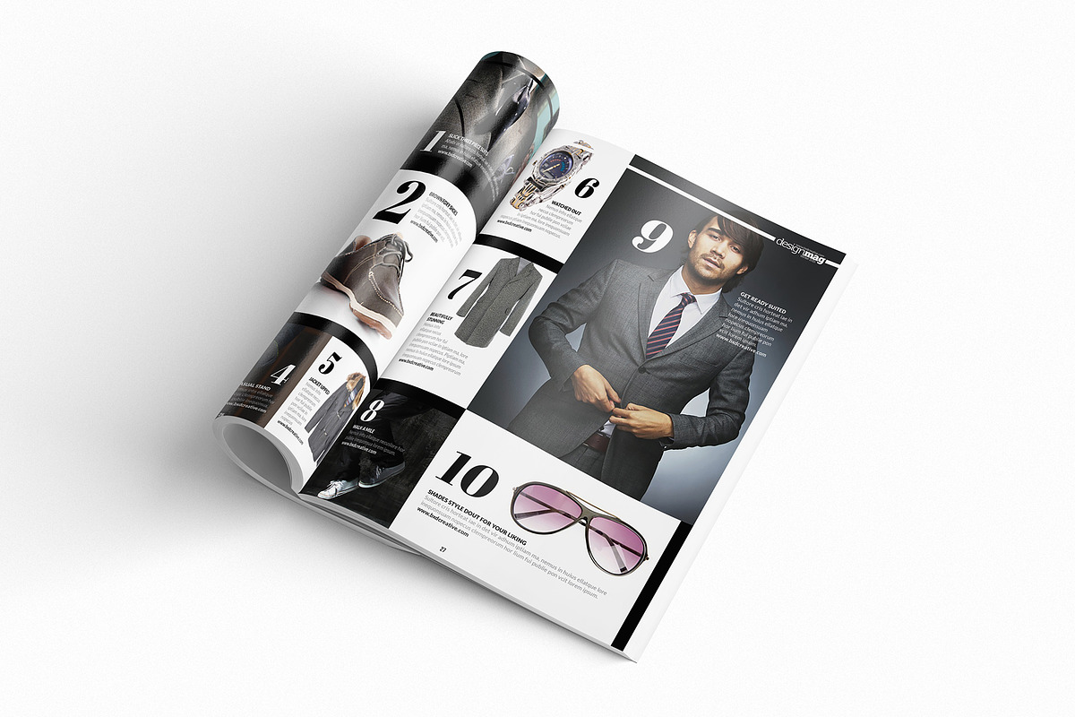 Magazine Template InDesign 06, a Magazine Template by Love Graphic Design (Photo 7 of 29)