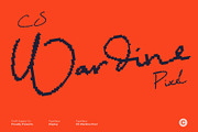 CS Wardine Pixel, a Script Font by Craft Supply Co. (Thumbnail 1 of 8)