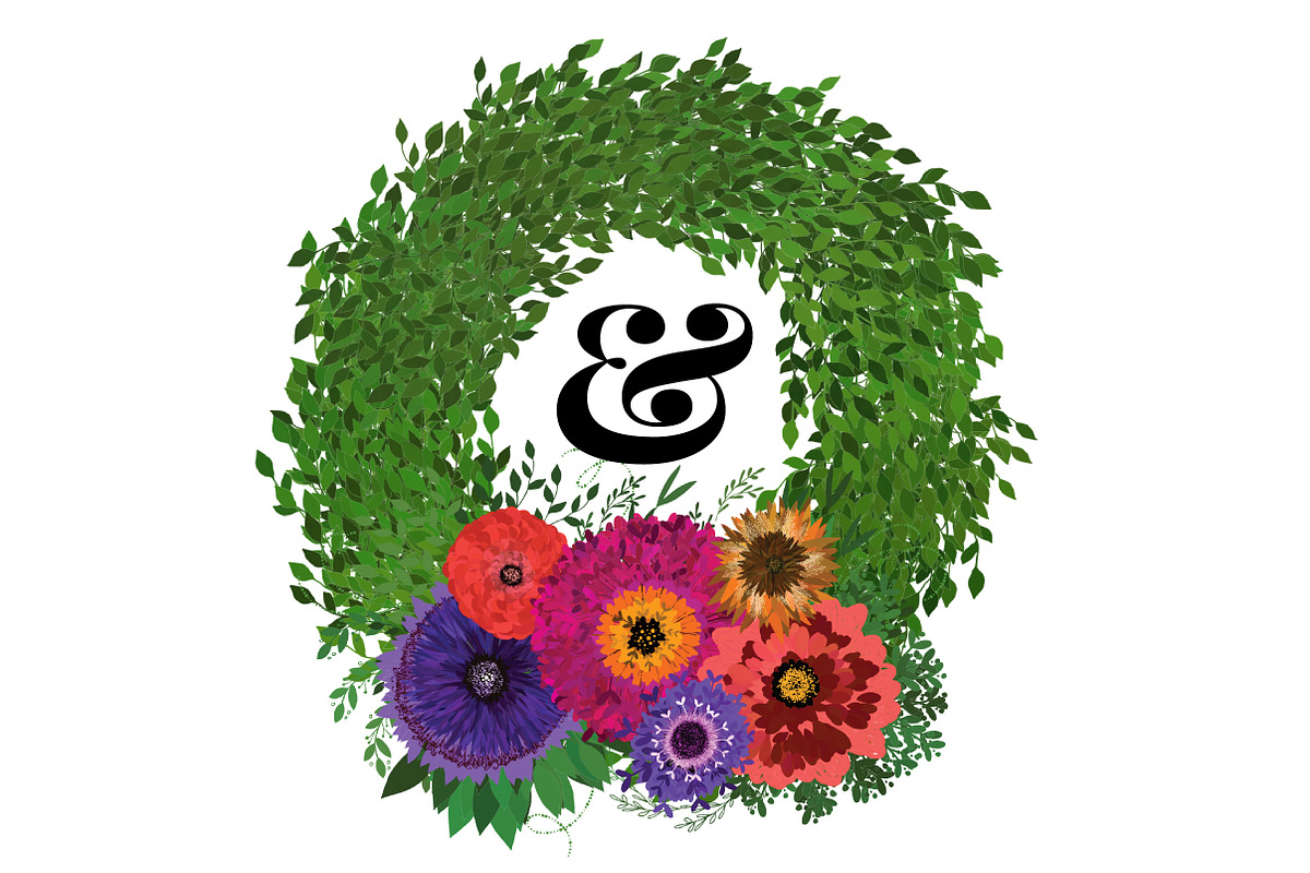 Modern Florals and Wreath Creator, a Brush Add-On by theinkaffair (Photo 9 of 10)