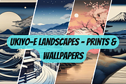 Ukiyo-e Landscapes – Japanese Art, an Illustration by Vandy Fullum (Thumbnail 1 of 5)