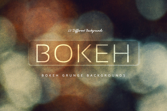 15 Bokeh Grunge Backgrounds V1 preview 6