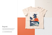 Infant T-shirt Mockup Set, a Shirt Mockup by creatsy5 (Thumbnail 6 of 7)
