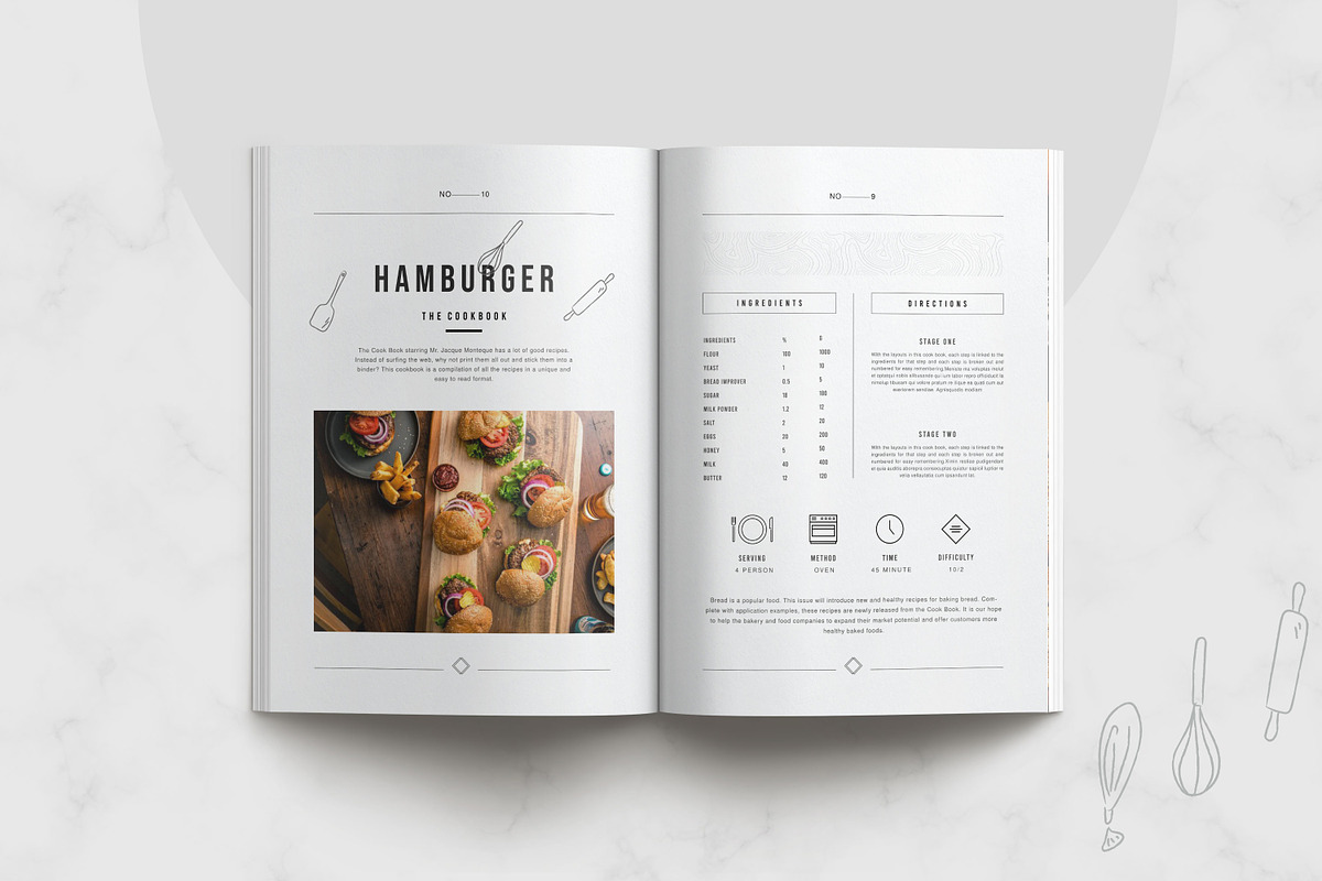 Cookbook | Recipe Book, a Brochure Template by S A N D Y (Photo 7 of 12)
