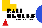 Bold Elegant Retro Font - Raw Blocks, a Font by CreativeFolks (Thumbnail 13 of 13)