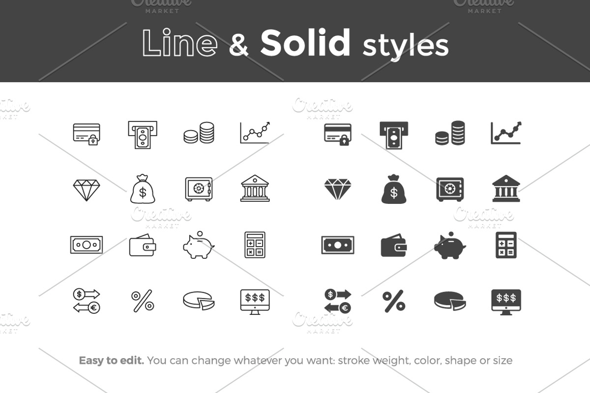 Finance Icons preview 2
