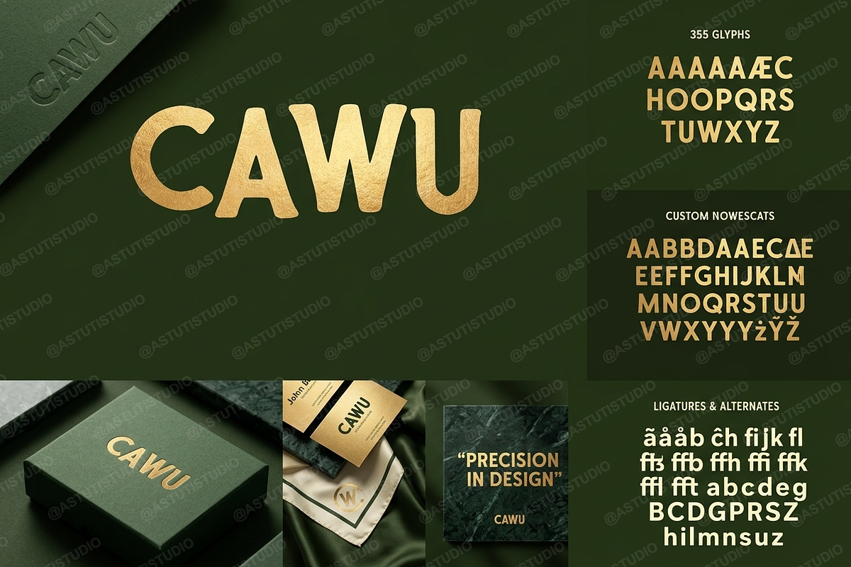 Cawu - Elegant Minimalist Serif, a Serif Font by Astuti Studio (Photo 4 of 25)