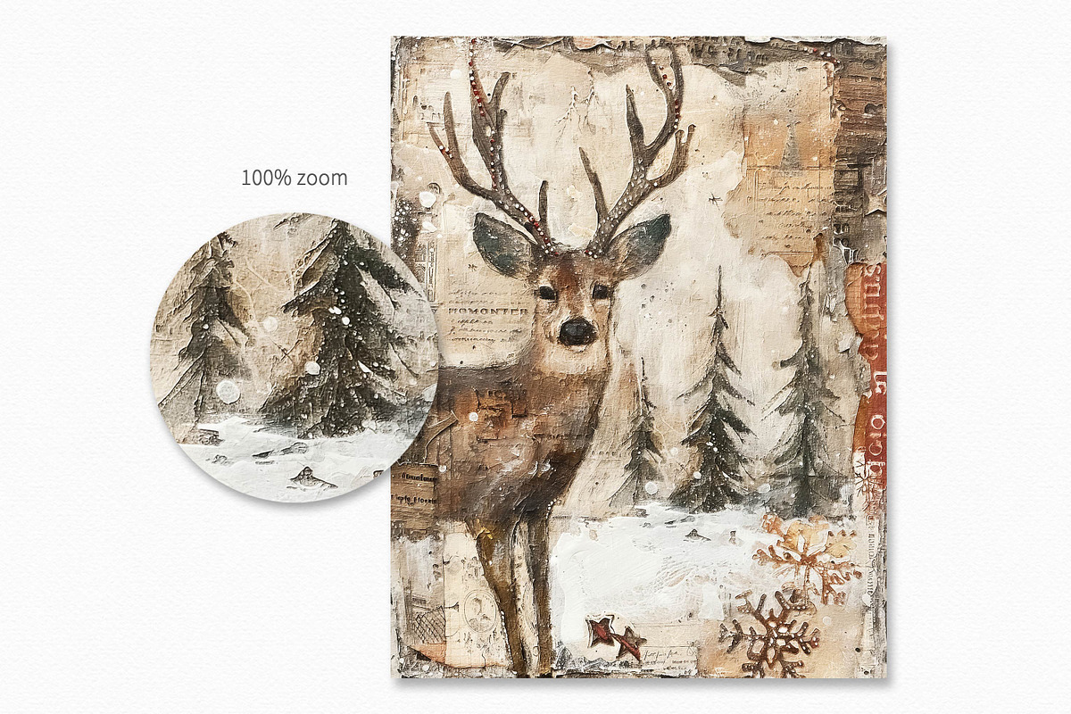 Christmas Collages, a Decorative Illustration by rileyBgraphics (Photo 6 of 6)