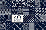 40 Rope Patterns - Big Set, a Pattern Graphic by Anastasia Ivanskaia (Thumbnail 1 of 10)